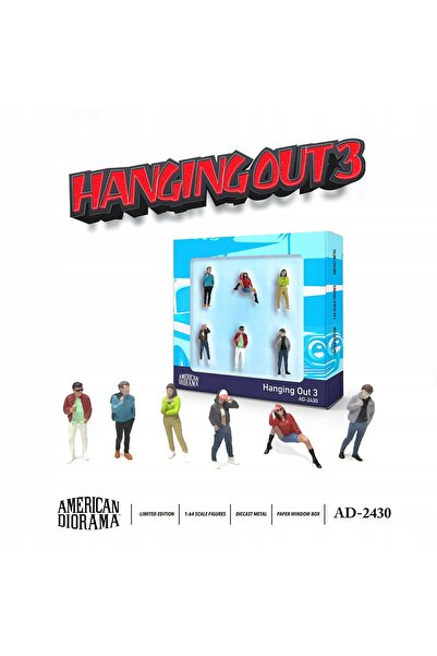 NO BRAND American Diorama Set de figurine HANGING OUT 3 2025 1:64