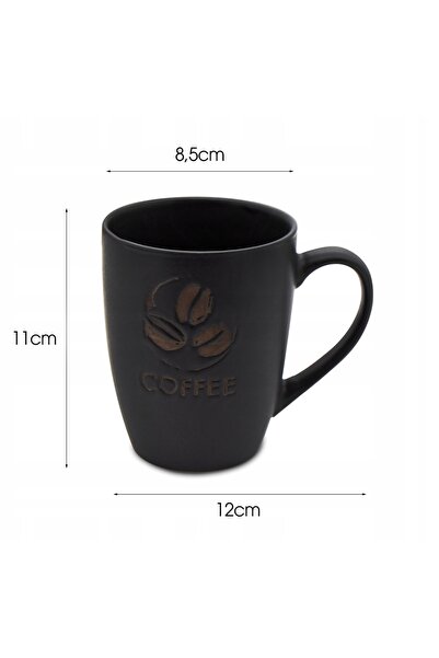 NO BRAND Set cadou 6 căni tradiționale universale de 350ml pentru cafea și ceai