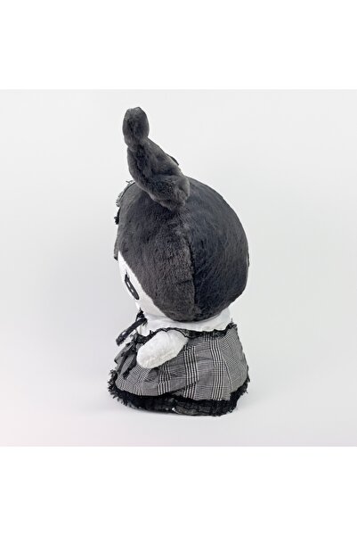 NO BRAND Jucărie de pluș Kuromi, gri, cu fundiță, 50x35x25 cm