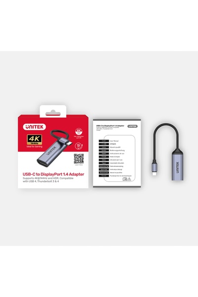 NO BRAND Adaptor USB-C - Displayport Unitek V1415A
