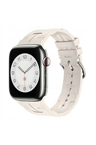 Beline Curea din silicon Ultra pentru Apple Watch 38/40/41mm bej / Starlight,...