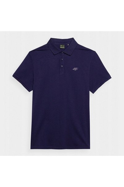 4F Tricou polo bărbați M130 bleumarin 4FWSS24TPTSM130 31S R. M