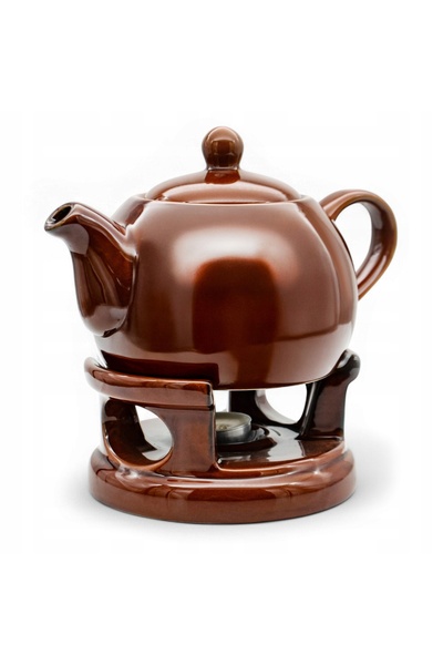 NO BRAND Ceainic de aragaz maro, stil toamnă, pentru ceai și cafea, cadou, 1L