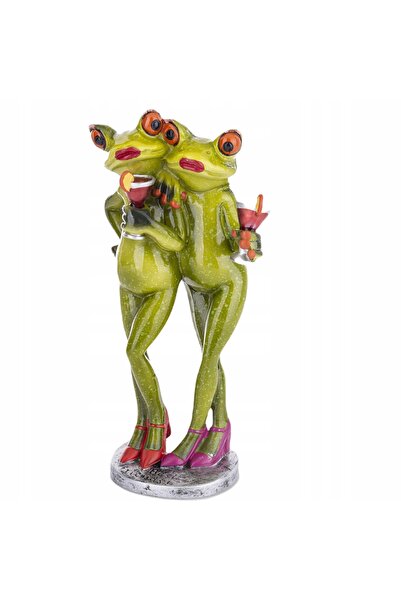 NO BRAND Figurină broască prietenă fată de petrecere ornament broscuț cățeluș...