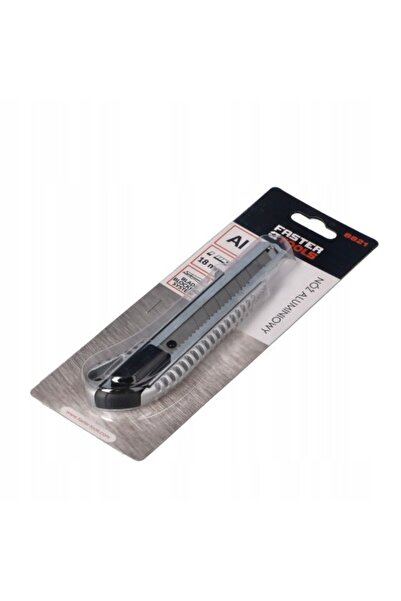 NO BRAND FASTER TOOLS cuțit din aluminiu cu lamă zimțată 18mm 5 bucăți