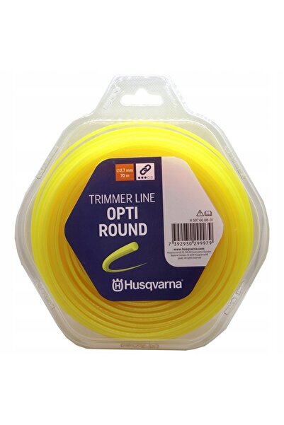 Husqvarna Fir de tăiere pentru motocoase OPTI ROUND 2,7mmx70m REZISTENT!