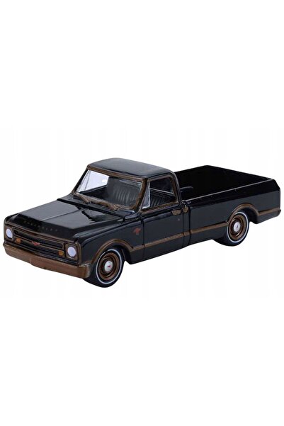 NO BRAND GREENLIGHT 1972 CHEVROLET C10 Lowrider în negru și bronz 1:64