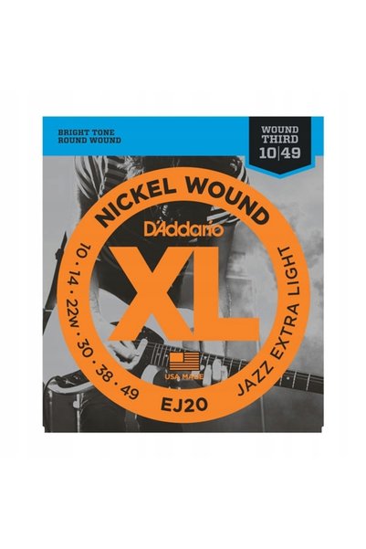NO BRAND Corzi de chitară electrică EJ20 10-49 D'Addario