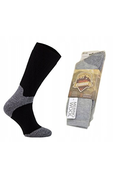 NO BRAND Șosete trekking TR9 foarte călduroase, până la 80% lână MERINO 47-50 ca