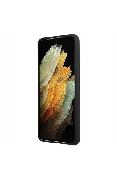 BMW Husă BMHCS21MMSILBK pentru Samsung Galaxy S21 Plus G996 din silicon, Cole...