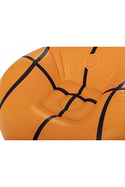 BESTWAY Scaun gonflabil tip minge, Scaun Puffa, Minge de baschet gonflabilă p...