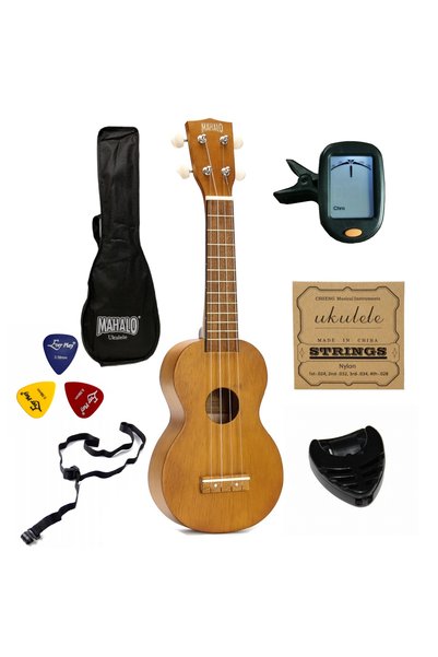 NO BRAND Ukulele sopran cu gât mai lat Mahalo MK1PW