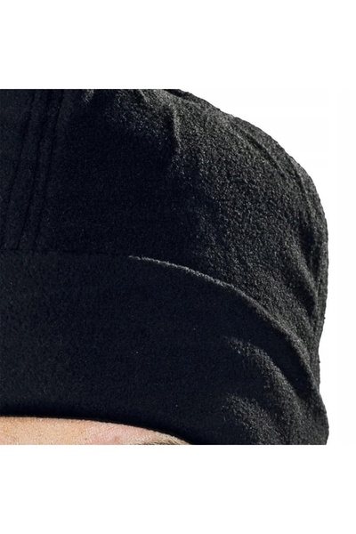 Reis Căciulă din fleece, mărime uni, negru - 12 bucăți