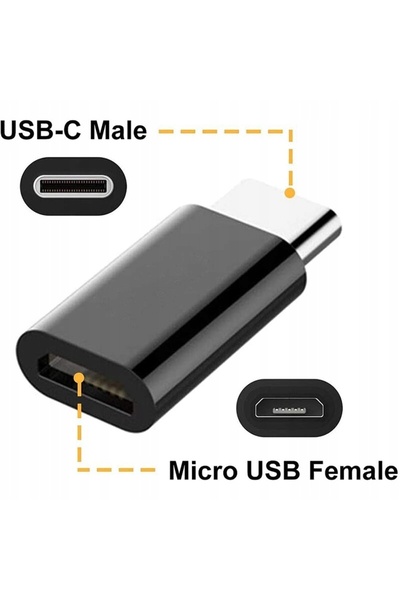 NO BRAND Set de 6 adaptoare USB 3.0C Micro Lightning pentru telefon consolă d...