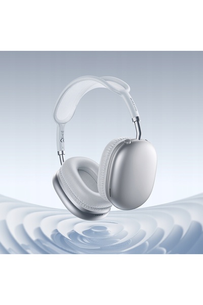 NO BRAND Căști over-ear BO36 Bluetooth argintii
