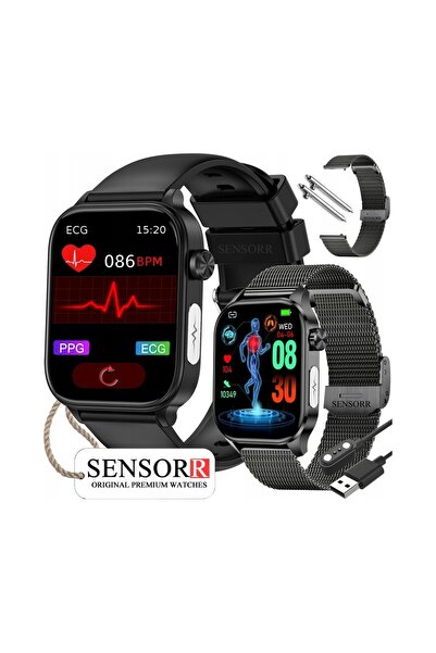 SENSORR SMARTWATCH PENTRU BĂRBAȚI CEAS CU ECG FUNCȚIE DE MĂSURARE A GULAȚELUI...