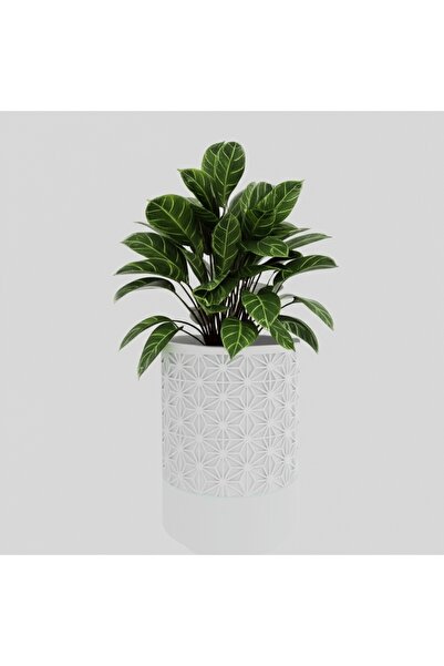 NO BRAND GHIVECI MODERN CU HUSĂ DIN PLASTIC ȘI MOTIV ELEGANT