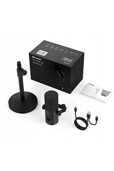 NO BRAND MOZOS GM-ONE DYNAMIC USB XLR RGB LED MICROFON DE GAMING NEGRU