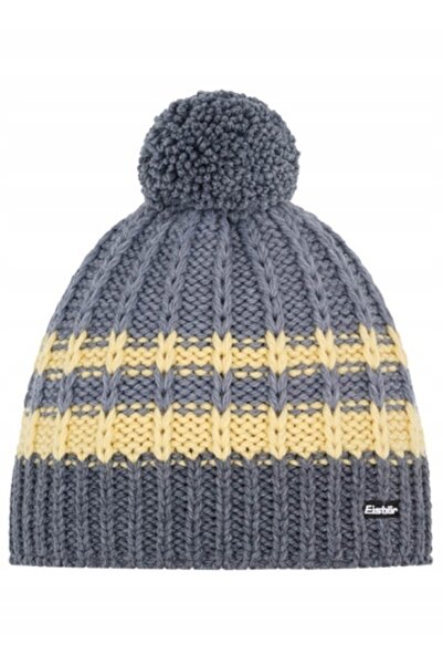 NO BRAND Căciulă de iarnă Eisbar Kova Pompon - multicoloră / antracit / banană