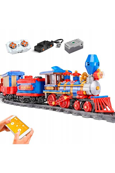 NO BRAND Tren cu telecomandă KLOCKI Mould King 12004 1554 piese cu aplicație