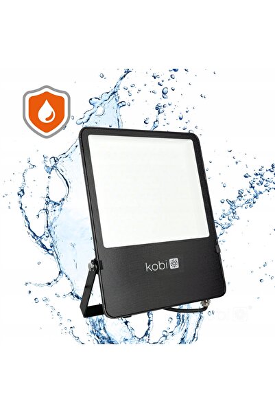 Kobi Lampă spot LED cu halogen 150W 4000K 19500lm 120 °   IP65 Negru