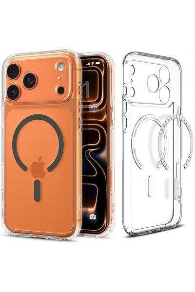 Spigen Husă pentru iPhone 17 Pro, Ultra Hibridă MagSafe + Sticlă