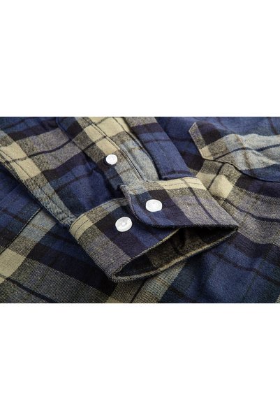 NEO Tools Cămașă de flanelă bleumarin, olive, negru, mărimea XL