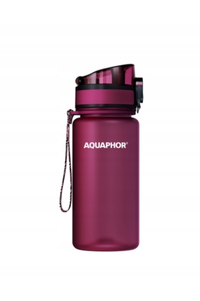 Aquaphor Sticlă cu filtru City 0,35 l roșie