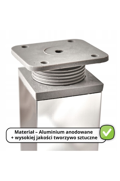 NO BRAND 4x PICIOR DE MOBILIER REGLABIL PENTRU MOBILIER 150 MM