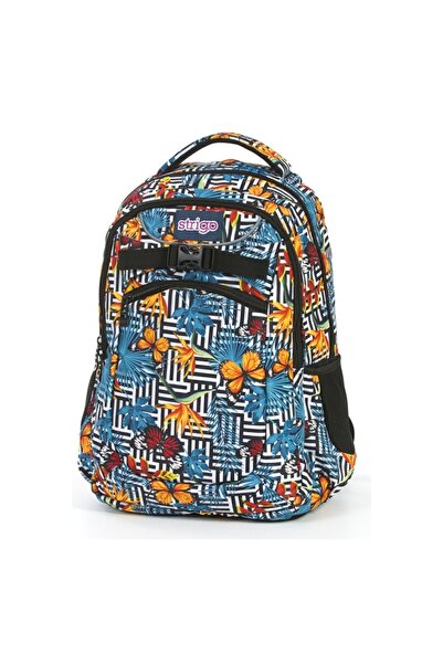 NO BRAND Rucsac școlar pentru tineret, natură, Strigo