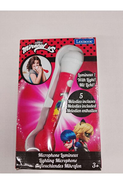 LEXIBOOK Buburuza și Pisica Neagră Microfon luminos cu difuzor, karaoke