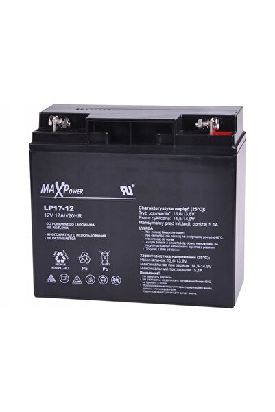 Rebel Baterie 12V 17Ah tip gel pentru sursă de alimentare UPS PIEC