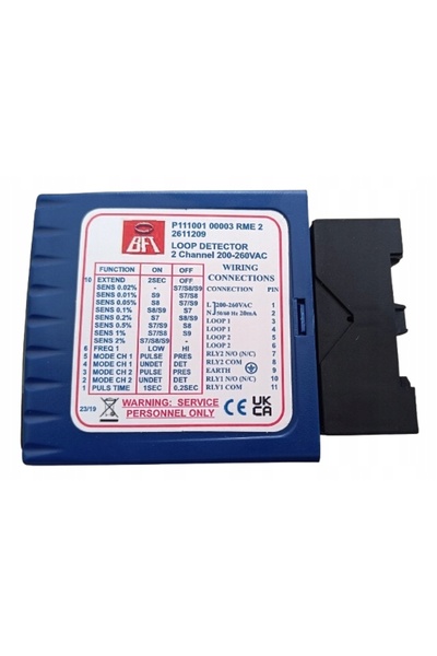 Bft 2611209 Detector de buclă inductivă cu două canale P111001 00003 RME2