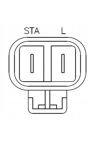 NO BRAND Regulator de tensiune+redresor NOU; Mufă W-L OPEL 1.7 CDTi; Motor ISUZU