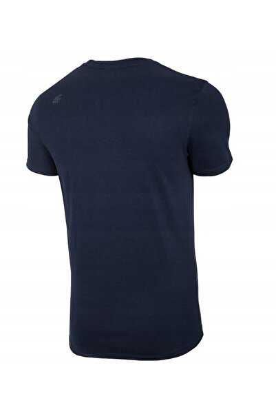4F Tricou simplu băieți bleumarin 100% bumbac, mărimea 152CM