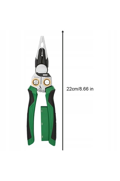 NO BRAND Clește dezizolator de cabluri, Clește electric cu tester de tensiune