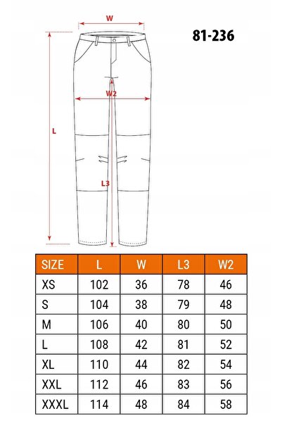 NEO Tools PANTALONI DE LUCRU DIN DENIM MĂRIMEA XXL 81-236-XXL