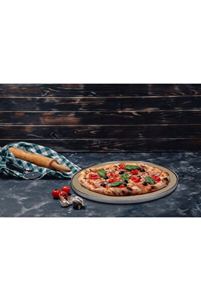 NO BRAND Piatră de pizza profesională pentru grătar 50 + Geantă de transport ...