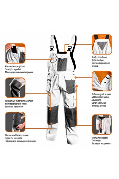 NEO Tools Cizme de lucru pentru grădinărit NEO SPODNIE ROBOCZE OGRODNICZE, cu...