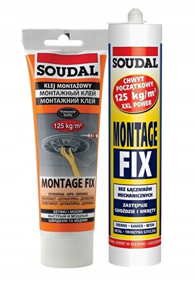 Soudal 4x Adeziv de montaj pentru fixare PCV