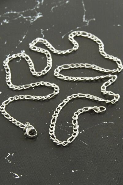 SORA GROUP Oval Chain Steel Necklace 55 cm