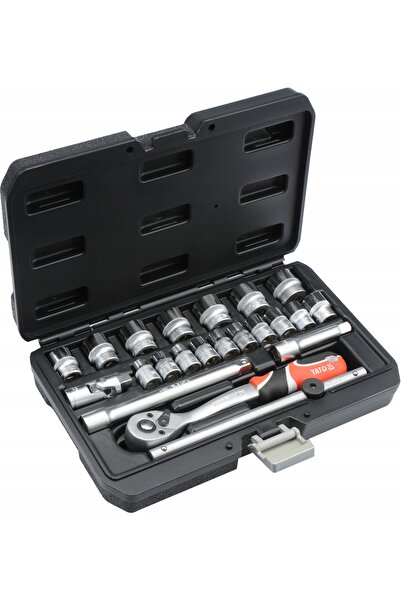 yato SET DE SCULE 3/8 22 PIESE CHEI IMBUTĂTE