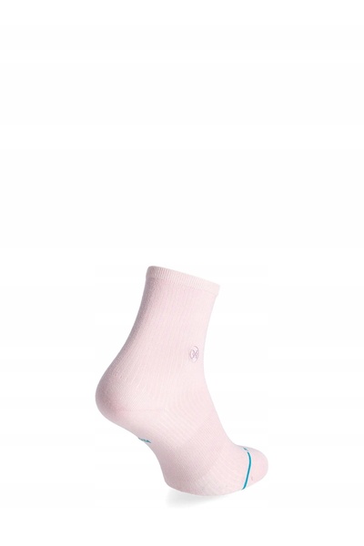 NO BRAND Șosete pentru femei Stance Fine Rib Quarter – roz, mărimea 35-37
