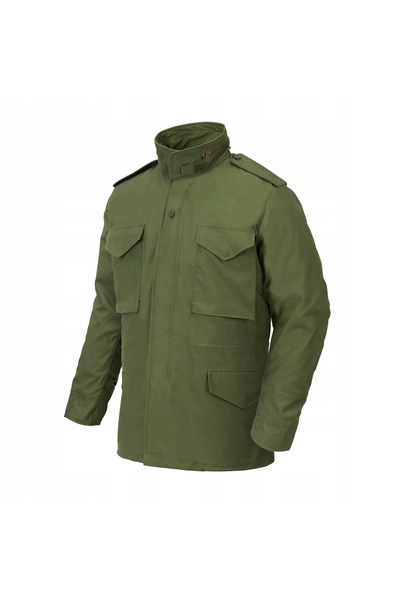 NO BRAND Jacheta militară de tranziție M65 Helikon cu căptușeală, culoare Oli...