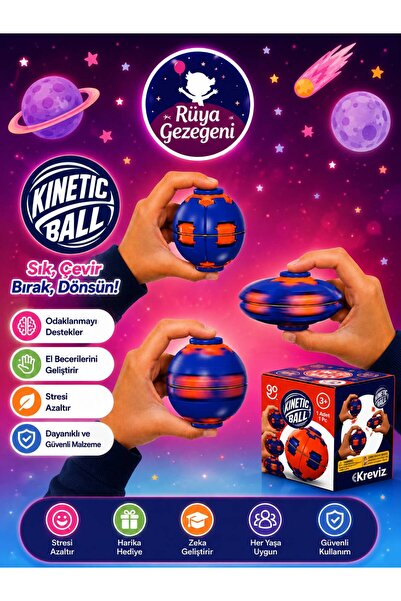 Rüya Gezegeni Kinetik Top Duyusal Oyuncak - SpinnBall Stret Oyuncak 1 Adet