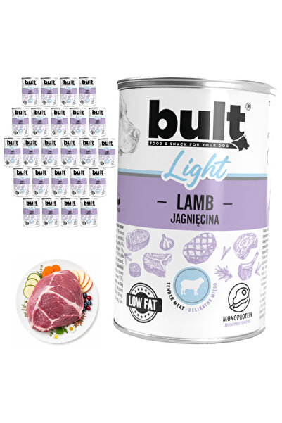 Bult Hrană umedă completă pentru câini LIGHT, miel, la conservă, 24x400g