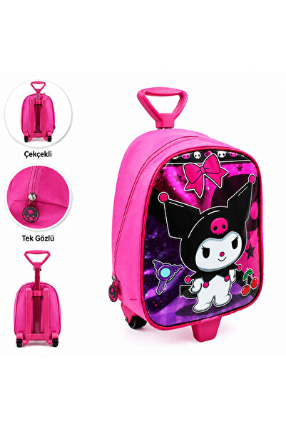 miço kids Shiny Kuromi Kindergarten Bag with Ruler - Children's Bag - Nursery...
