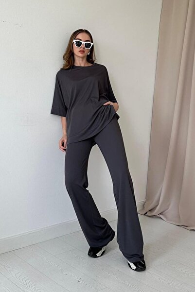 ELBEE Smoked Modal Blouse and Pants Set
