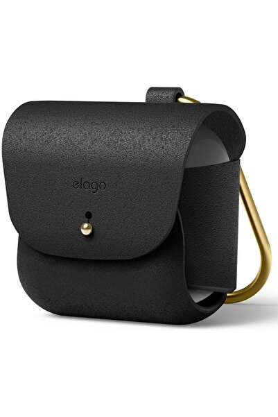 Elago Leather Case - Δερμάτινη Θήκη για AirPods 3rd Gen - Black