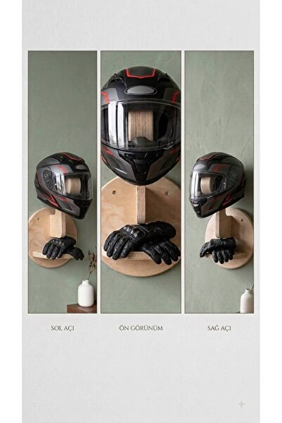 Tigus Motorcycle Bicycle Scooter Helmet and Coat Wall Hanger Helmet Holder Coat Hanger with Dowel Screw Included